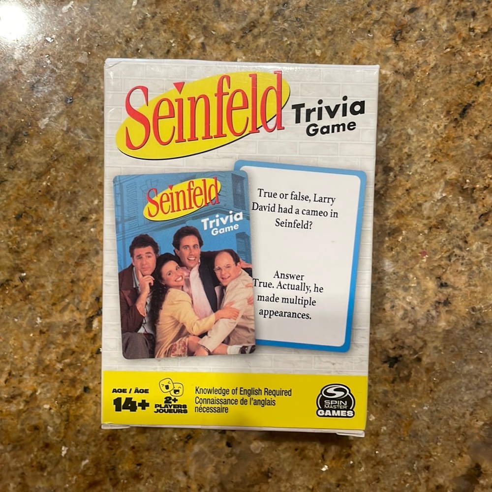 Seinfeld Trivia Card Game • Never Opened!